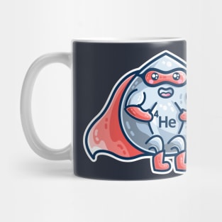 Superfluid Helium Kawaii Cute Science Superhero Mug